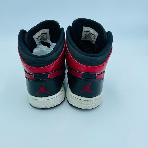 Nike Jordan 1 Retro Mid Gym Red Sneakers - Picture 3 of 12